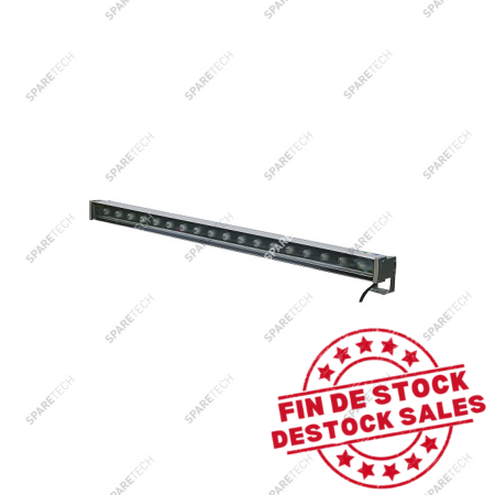 Rampe LED RGB IP68 18W 24VAC, 0.3m de cable en entrée