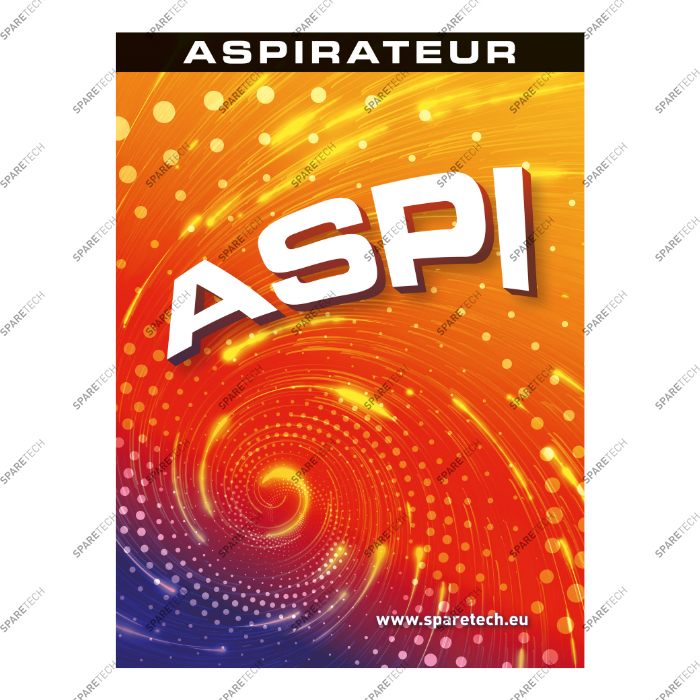 Autocollant "ASPI" pour Tempest (80x59cm) + traductions