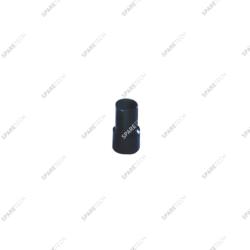 Raccord fixe noir tuyau 38mm/suceur