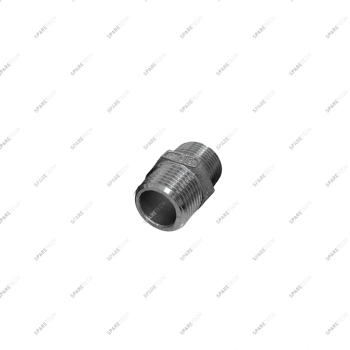 Raccord simple MM3/8", inox
