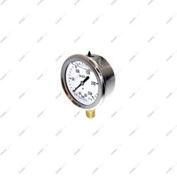 Manomètre 0-250 bar radial inox M1/4" D.60mm