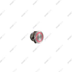 Bouton PIEZO RGB à collerette LED, 24VDC, 22mm IP68