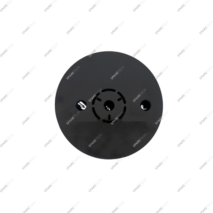 Brosse ronde pour roue D.45cm, PE noir