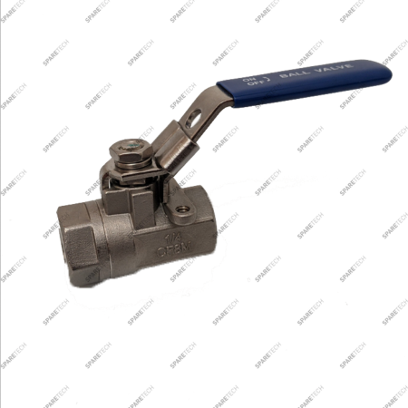Vanne à sphère inox HP (135bar) FF1/4"