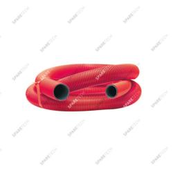 Tuyau aspi conique rouge 38/51mm, 5m, intérieur lisse