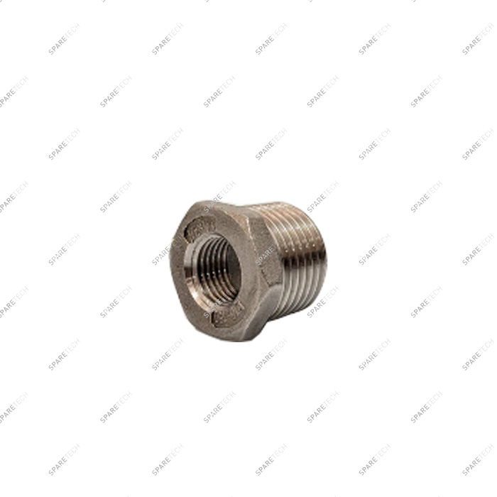 Raccord inox pour lance jante M1/2" F1/4"