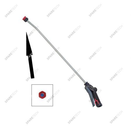 Lance inox 600mm avec poignée F1/2" pour produit jante, buse 03.110