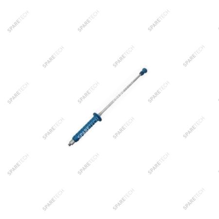 Lance épée inox bleue 700mm, MF1/4", poignée bleue