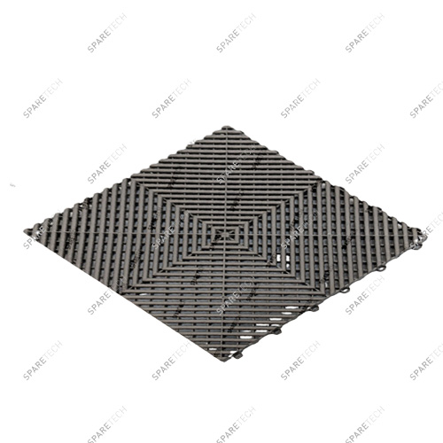 Dalle polypropylène SWISSTRAX 40x40x1.8cm, gris perle