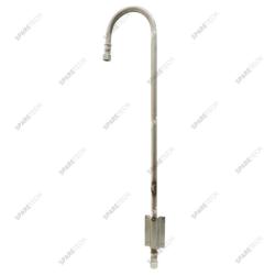Crosse inox, support de tuyau 85cm FF1/2"