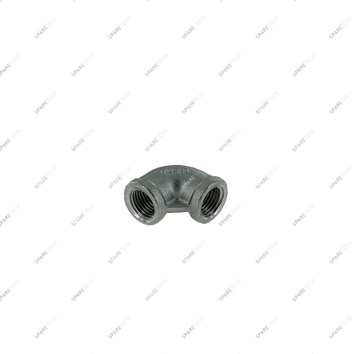 Coude 90° inox FF1/4"