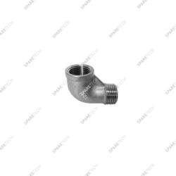 Coude 90° inox MF1/2"