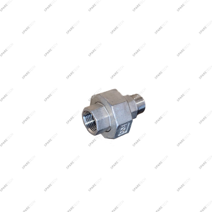 Raccord union conique inox MF3/8"
