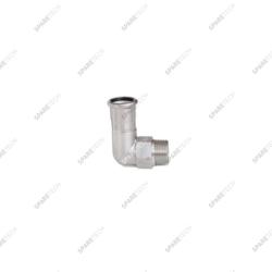Coude inox 90° à sertir  D35+M1"