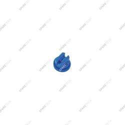 Buse tête plate plastique bleue 80 030 pour produit jante