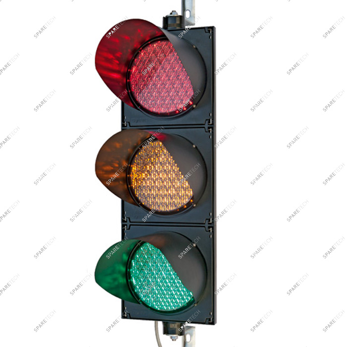 Coffret 3 globes 3x90 LED vert + orange + rouge,  220V, 75 X 25cm