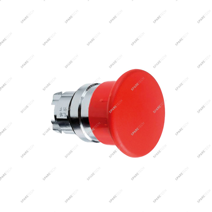 Tête de bouton coup de poing rouge D22mm