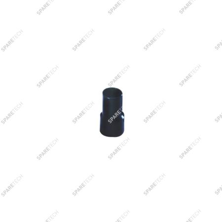 Raccord fixe noir tuyau 38mm/suceur