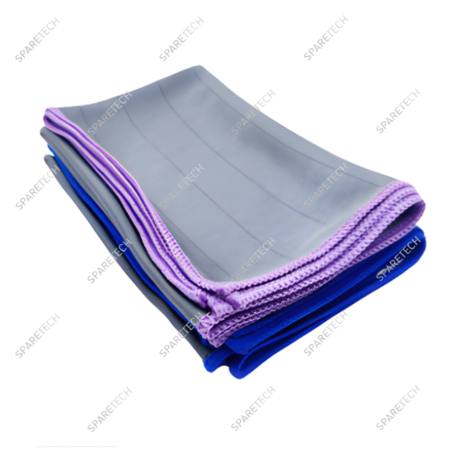 Microfibre carbone 40x50cm, 350g/m², gris/violet (lot de 10)