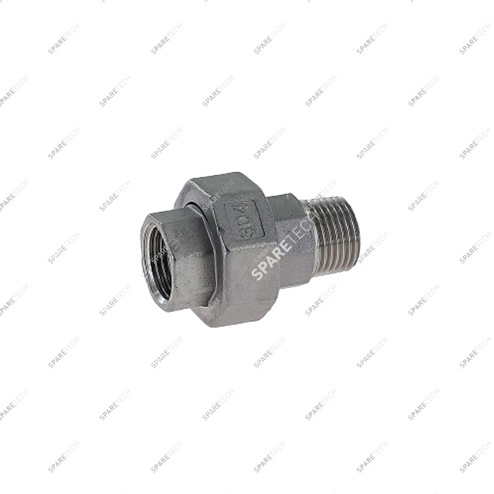 Raccord union conique inox MF1/2"