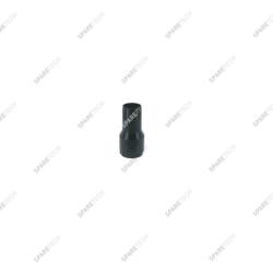 Raccord tournant noir pour tuyau/suceur 38mm
