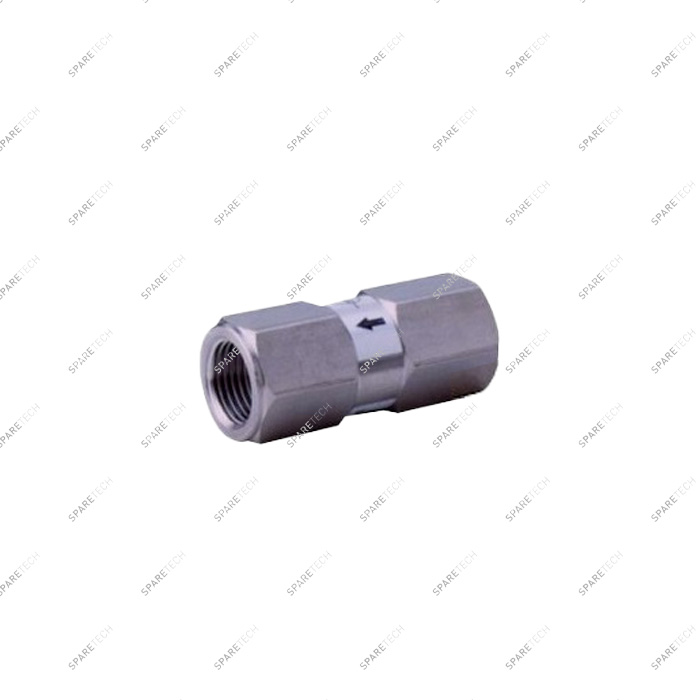 Clapet anti-retour HP inox FF1/2", (VITON) P.A.