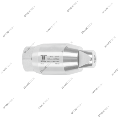 Buse MOSjet inox avec filtre G1/4F 150bar, 24°, 3.0