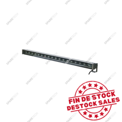 Rampe LED RGB IP68 18W 24VAC, 0.3m de cable en entrée