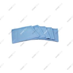 Lingette microfibre bleue spéciale vitre 40x40cm 300g/m² (lot de 5)