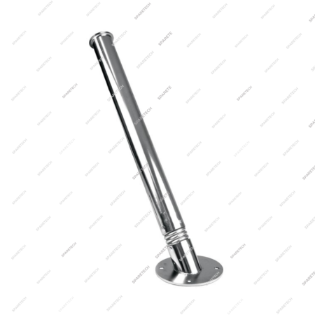 Support de lance inox avec ressort à fixation au sol