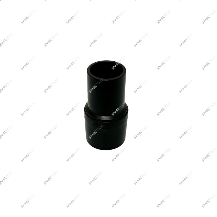 Raccord tournant souple noir pour tuyau 38mm