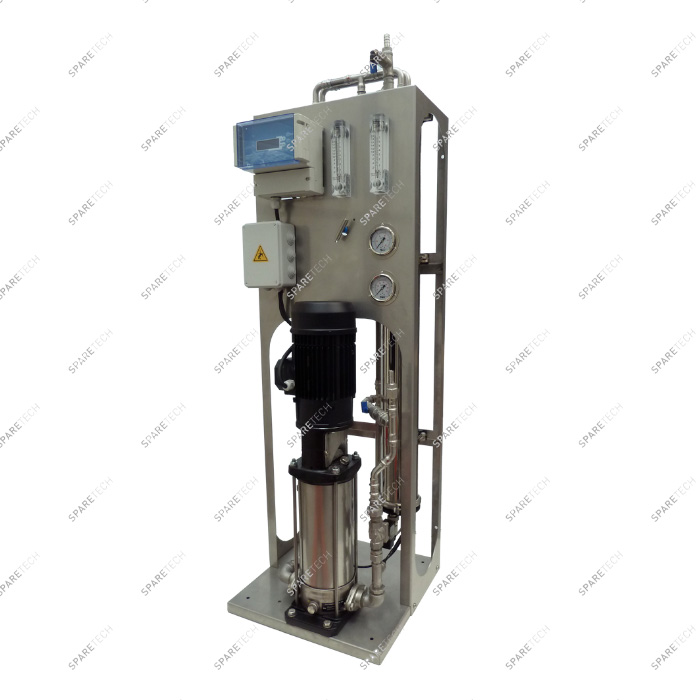 Osmoseur SPARELINE 600L/h, 3 membranes 4040 + 1 pompe verticale 380V