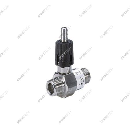 Injecteur inox réglable MM 3/8" 2.1mm PA