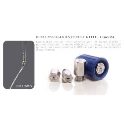 Buse inox HP oscillante M1/4" 4504 