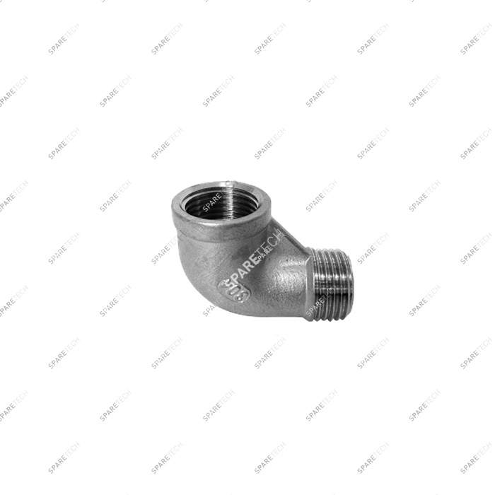 Coude 90° inox MF3/4"