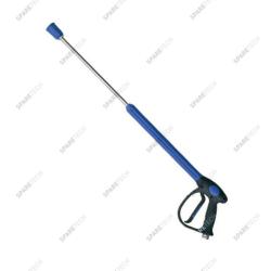 Ensemble lance bleue 700mm poignée à fuite protection et support buse