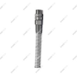 Raccord tournant inox M1/4" pour tuyau spiral