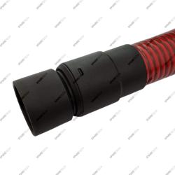 Suceur incassable rouge 420mm + raccord tournant intégré, tuyau D38mm