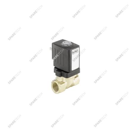 Électrovanne laiton BP Bürkert 6213 EPDM A13 MS 1/2", 24 VAC