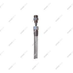 Raccord fixe inox M1/4" pour tuyau jante