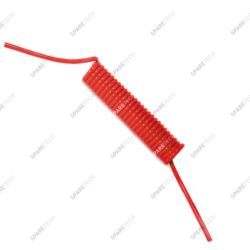 Tuyau spirale jante rouge 17 mtres, sans raccord, 8*5 mm