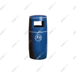 Poubelle PE bleue 90L. livrée sans seau intérieur  RAL5019 