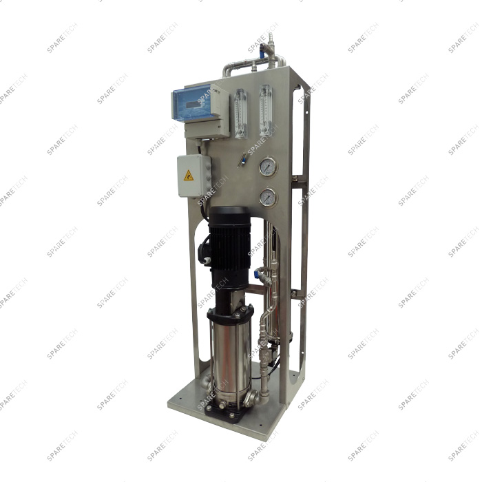 Osmoseur SPARELINE, 400L/h, 2 membranes 4040 + 1 pompe verticale 380V