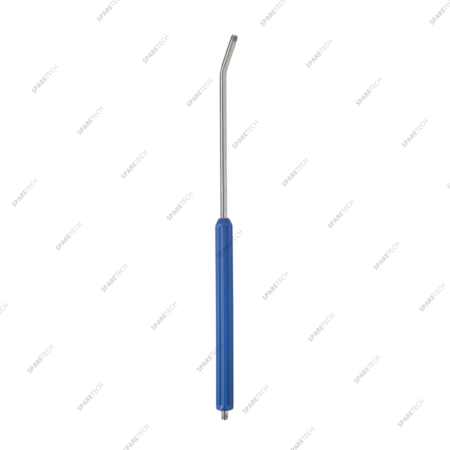 Lance inox bleue inclinée 700mm (sans support de buse) MM1/4"