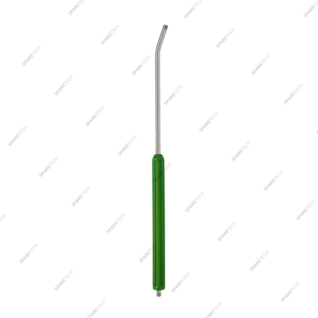 Lance inox verte inclinée 700mm (sans support de buse) MM1/4"