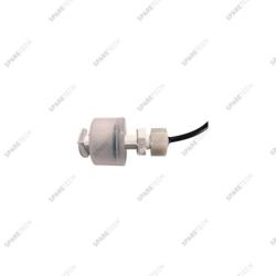 Flotteur alarme niveau bas (NO ou NF), 80°C, 50 V max, câble de 2 m