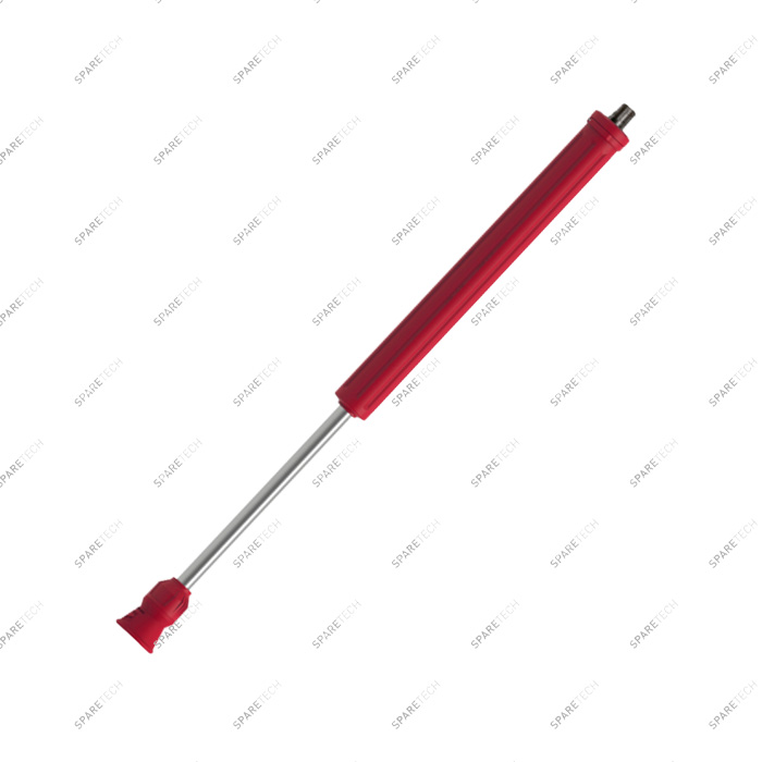 Lance inox droite rouge MTM 700mm, MF1/4"