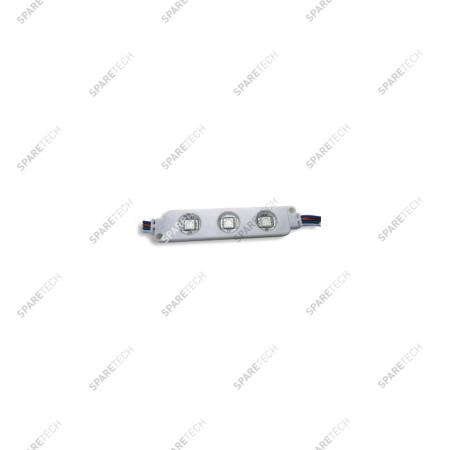 Module 3 LED multicolore 12VDC, 12 lumens, IP65, 0.72 W