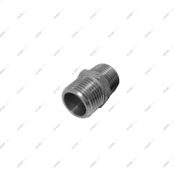 Raccord simple MM1", inox