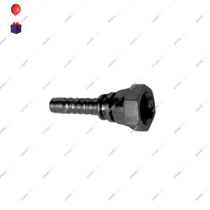 Embout de sertissage F1/4" acier